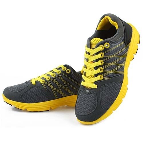 New Men Running Shoes Comfortable Sneakers Yellow US sz  