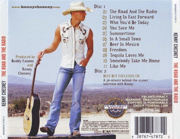 KENNY CHESNEY The Road And The Radio 2xCD 2005 Best Buy Exclusive CD 