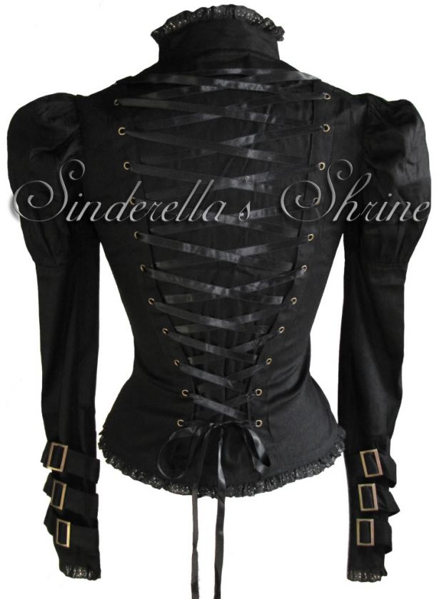 SPIN DOCTOR Open Cleavage~STEAMPUNK~ Corset Jacket GOTH  