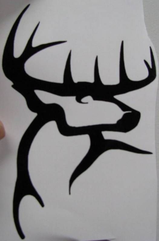 Buck Commander Sticker Decal 5 Any Color you want DEER  