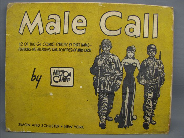 Vintage 1945 MALE CALL COMIC STRIP BOOK Milton Caniff  