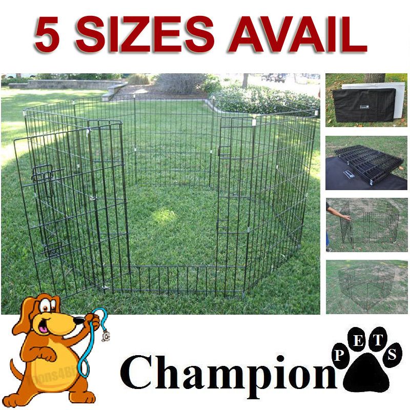   BRAND FOLDING DOG EXERCISE PLAYPEN WITH CARRY CASE PLAY PEN  