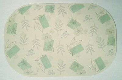CORELLE TEXTURED LEAVES REVERSIBLE PLACEMATS *NEW HTF  