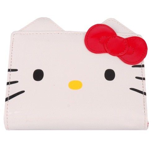 Hello Kitty Recktangle Face Folding Wallet  