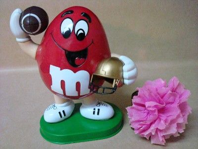 Candy Dispenser Red Football Player Mars Incorporated 1995  