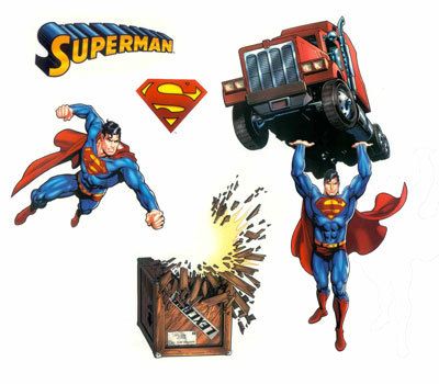 21 Superman Room Decor Kids Boys Decals Wall Stickers  
