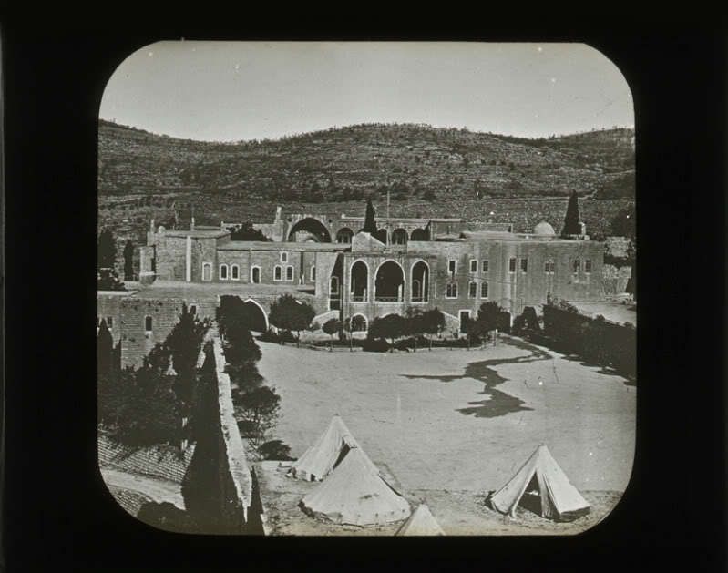 Lantern Slide Palace of Beiteddine c1880 Felix Bonfils  