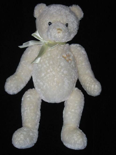Baby Gund Cream Yellow First 1st Teddy Bear Plush Lovey 58014 Lovie 