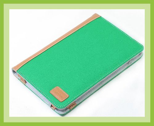   Executive Book PU Leather + Canvas Case for  Kindle Fire Tablet